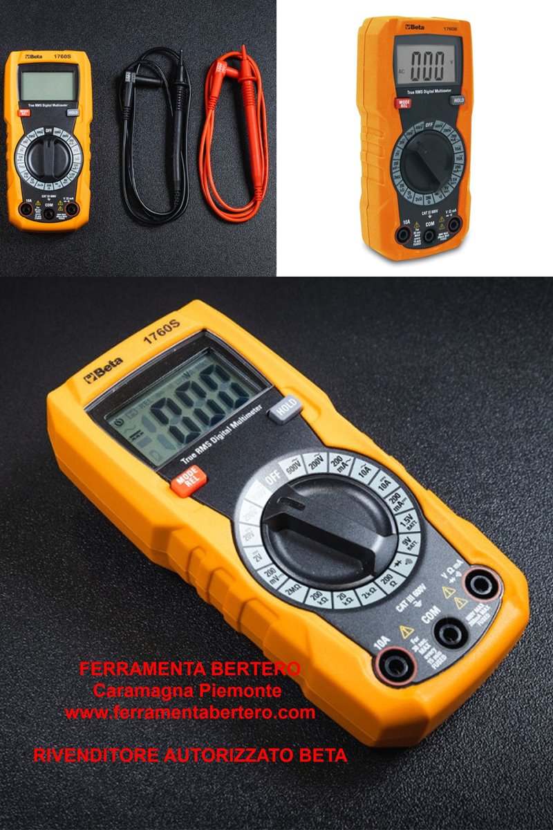 MULTIMETRO TESTER DIGITALE TASCABILE BETA 1760S